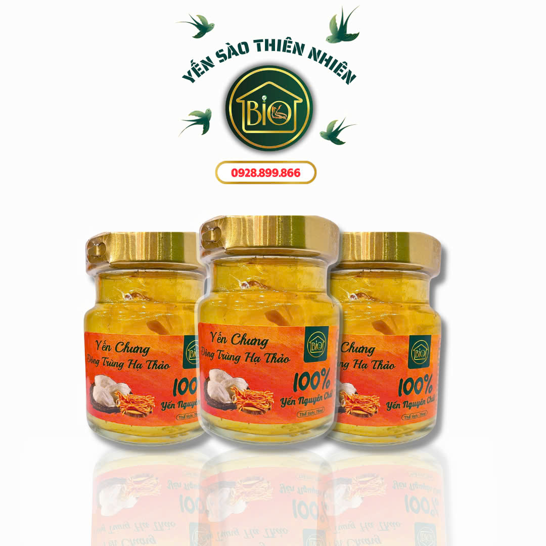 Yến chưng Đông trùng Hạ thảo - SET 6 hũ